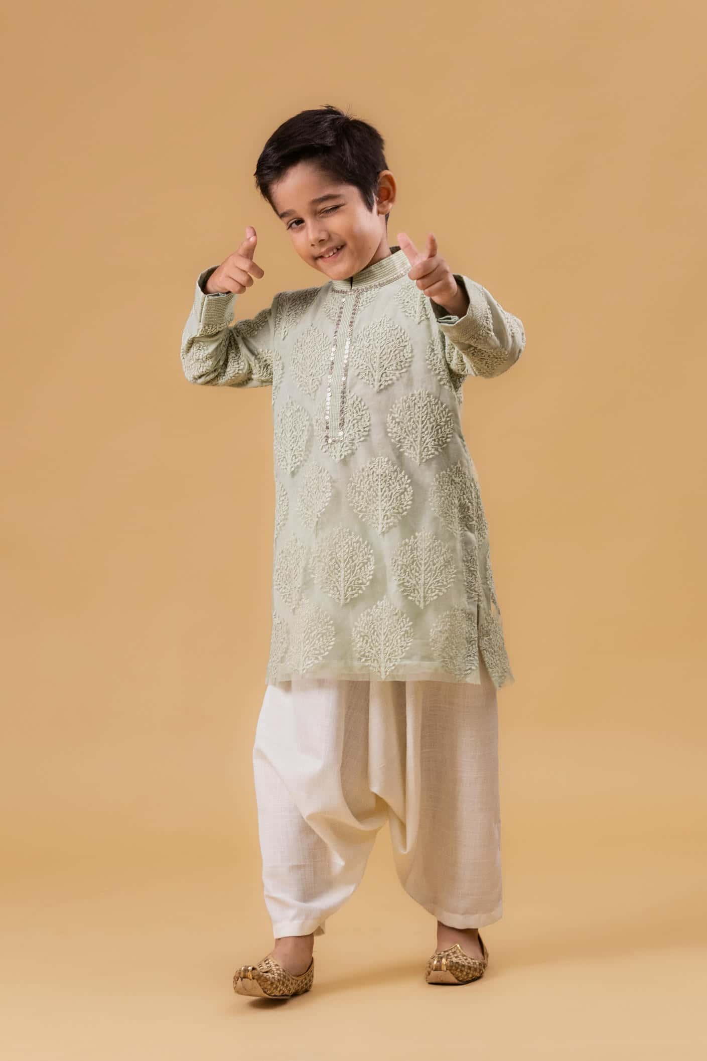 Mint Meadow Kurta Set